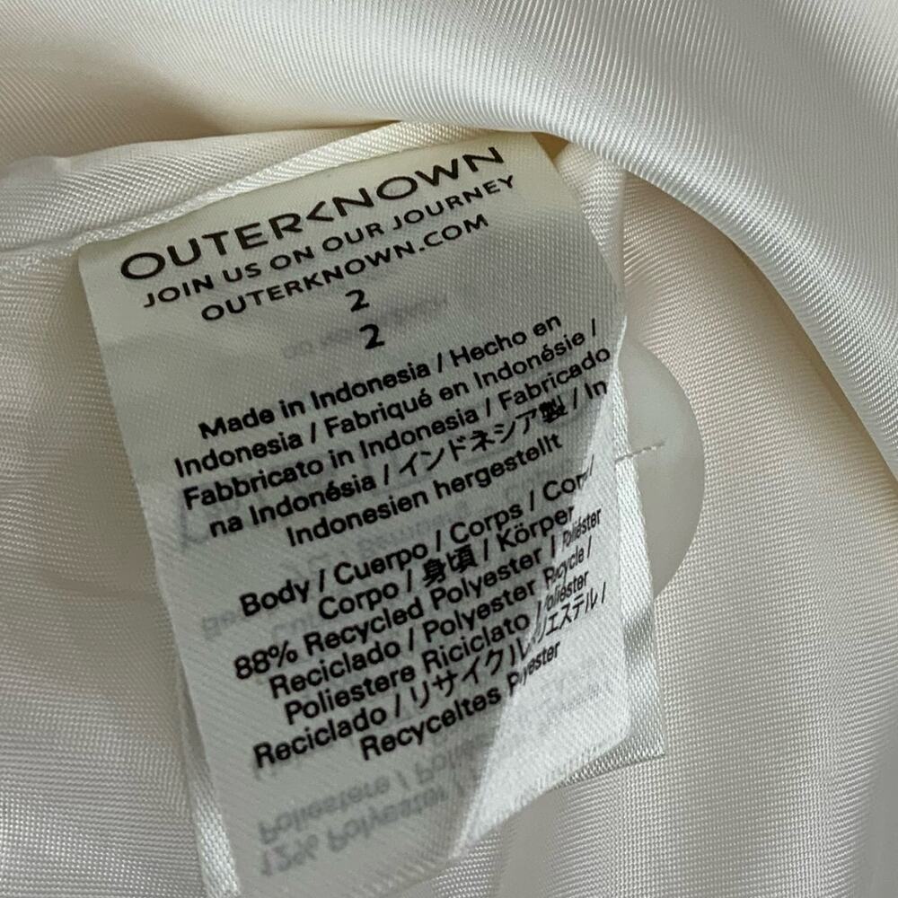 Outerknown Devin Single Button Blazer Ivory Salt … - image 5